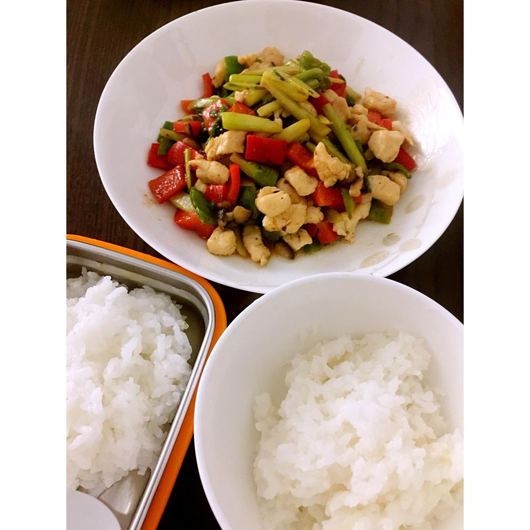 5分钟速食--青椒炒鸡脯