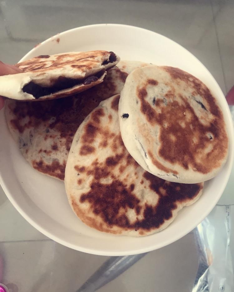 豆沙发面饼