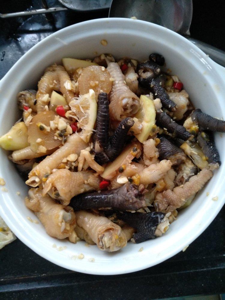 柠檬百香果鸡爪