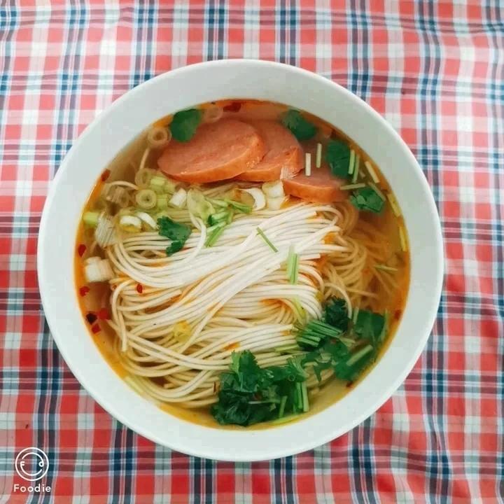 快手早餐-酱汤面，汤都喝光