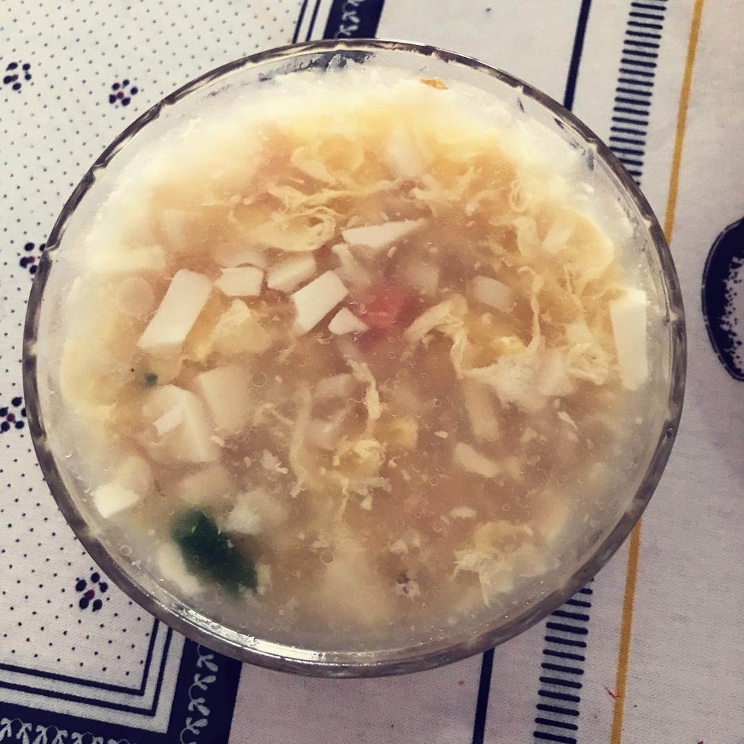 豆腐菌菇汤
