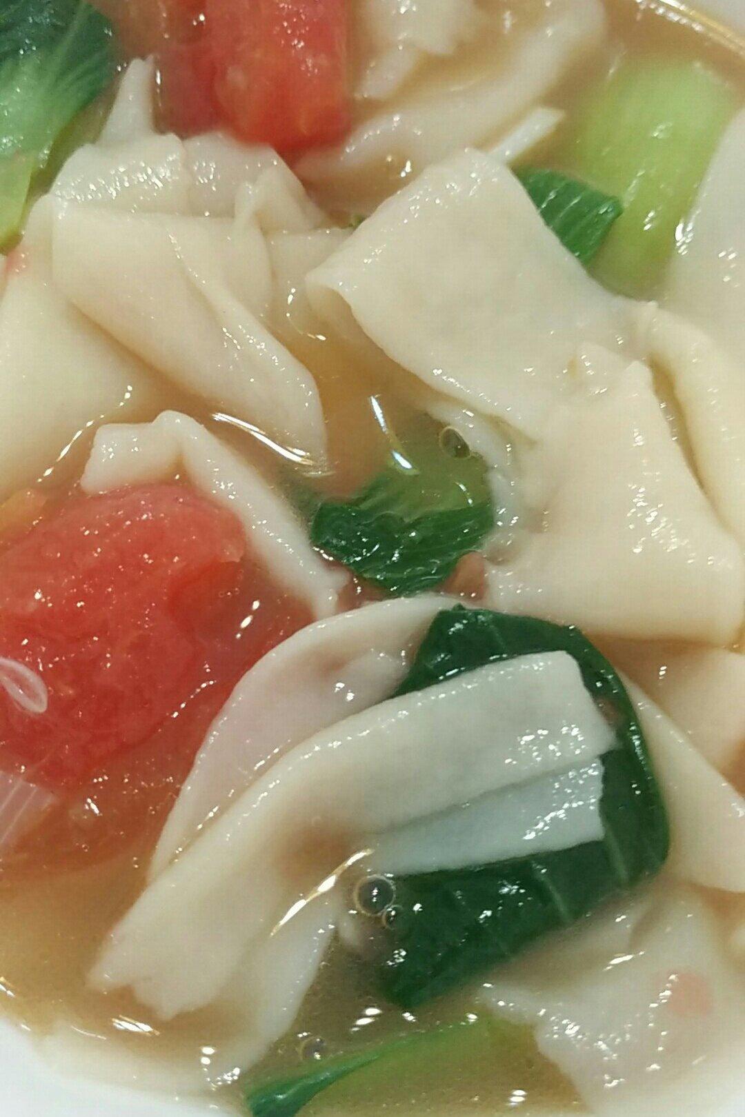 西红柿鸡蛋揪片汤