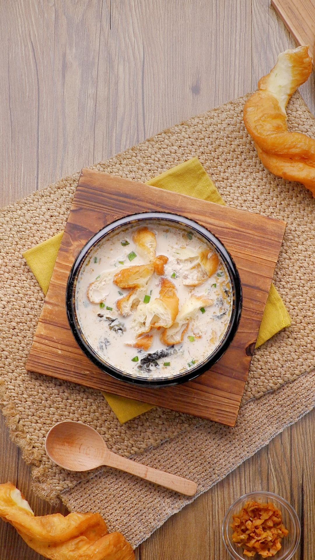 油条咸豆浆的做法