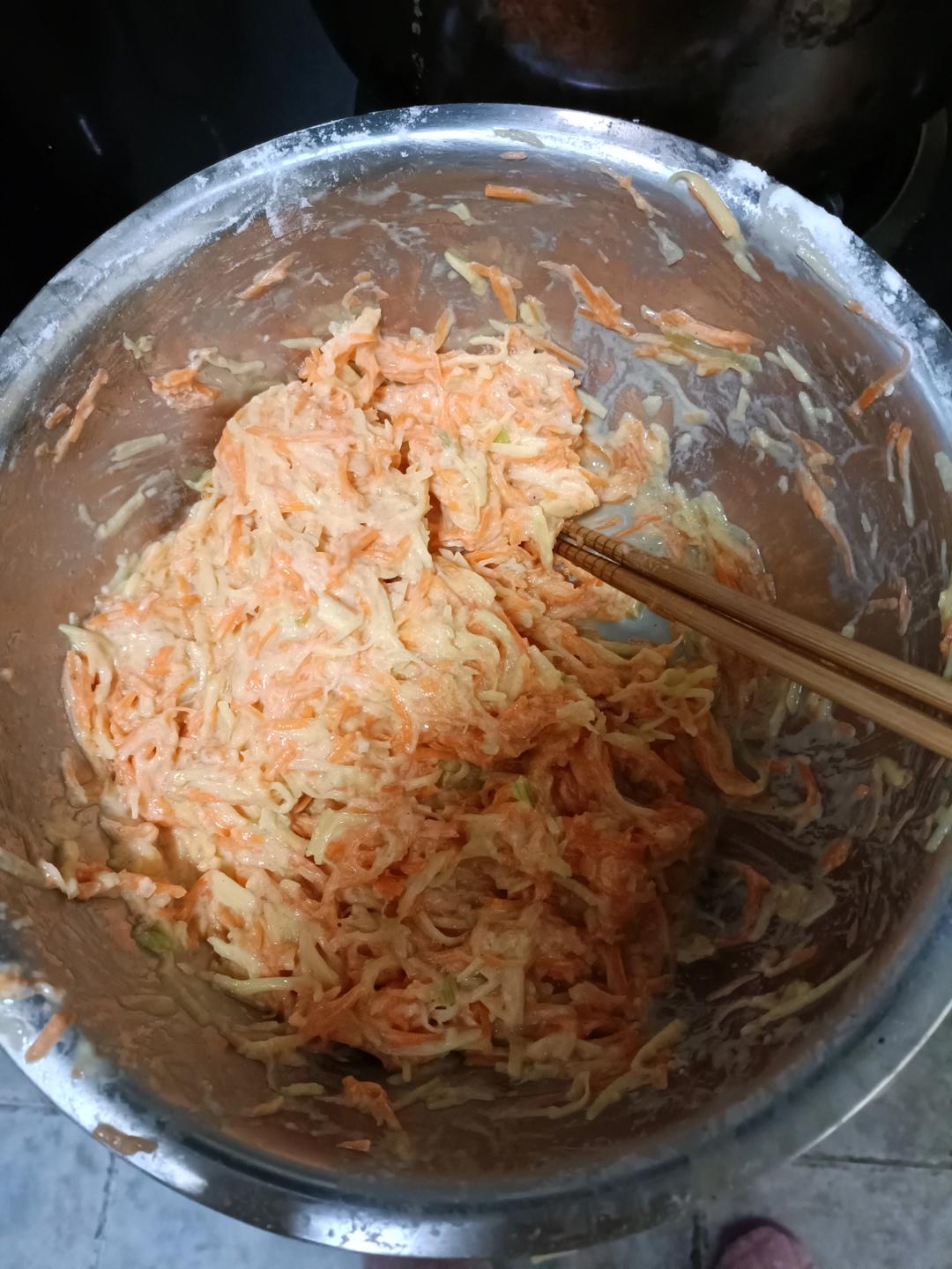 早餐饼(土豆丝饼、土豆丝鸡蛋饼)