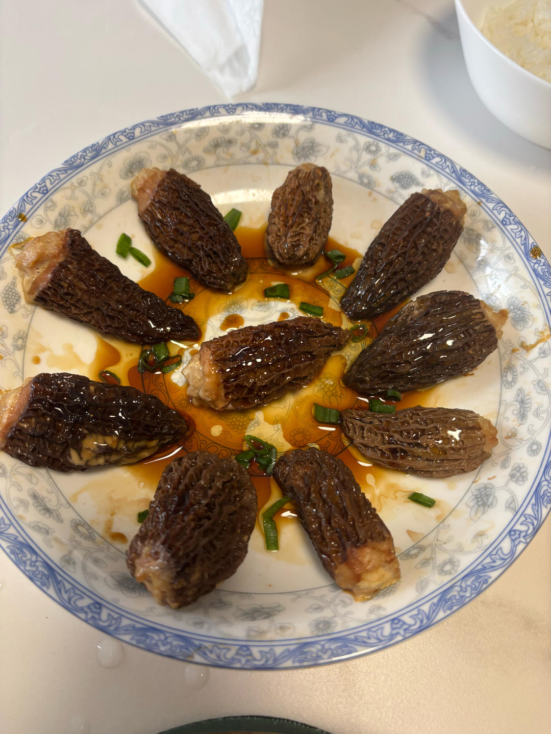 清蒸羊肚菌塞肉