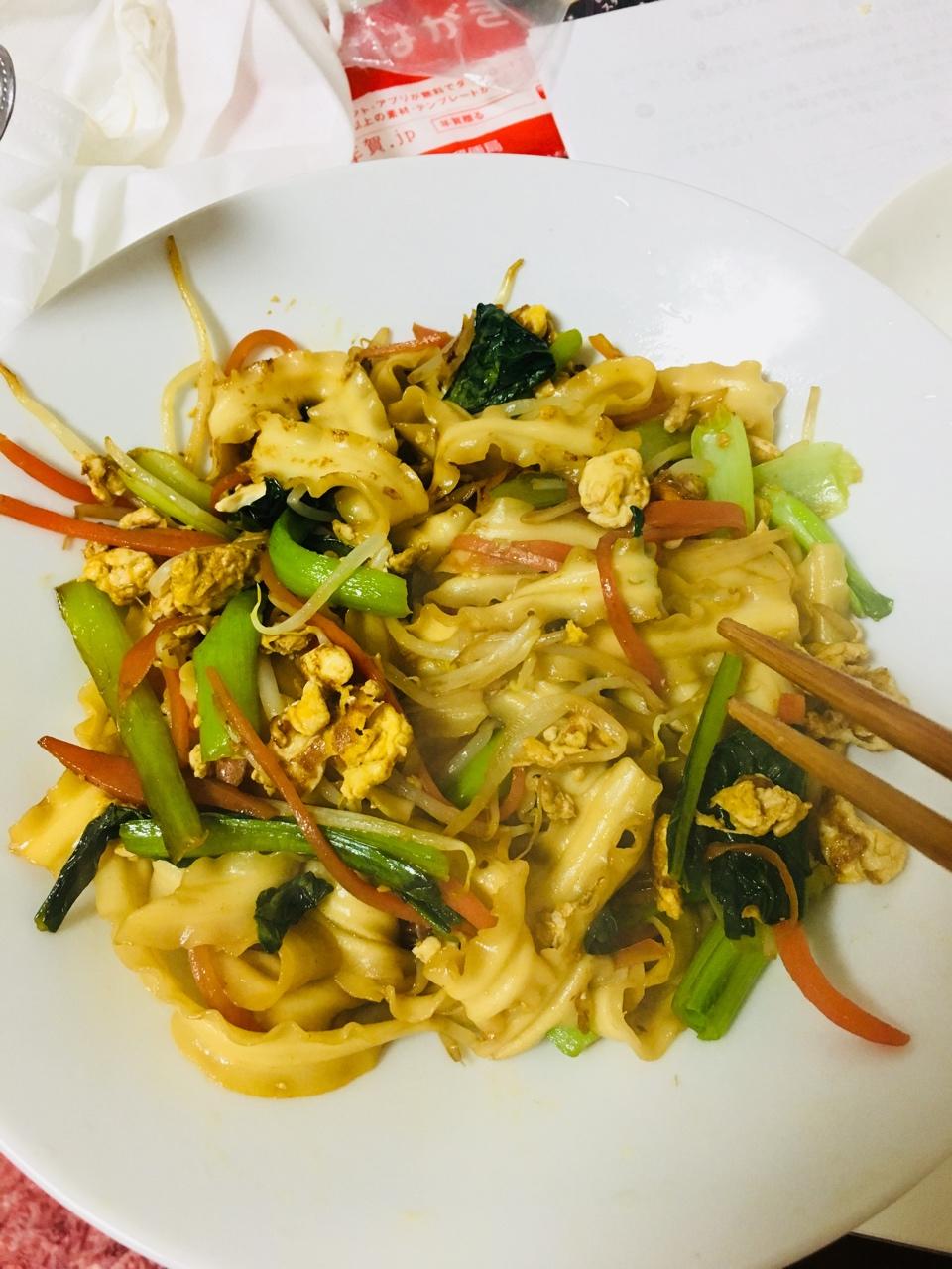 炒刀削面