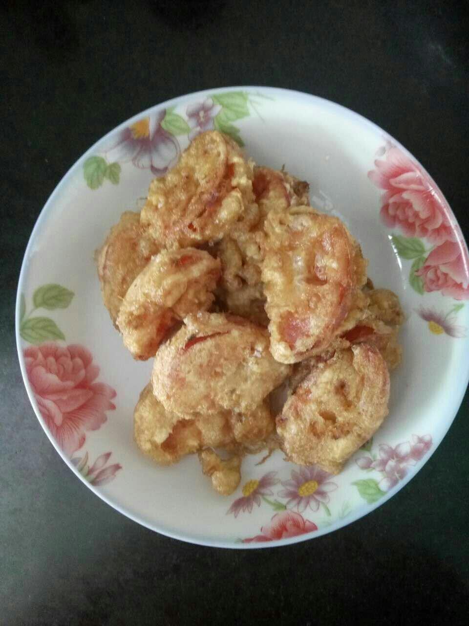 西红柿黄金饺子