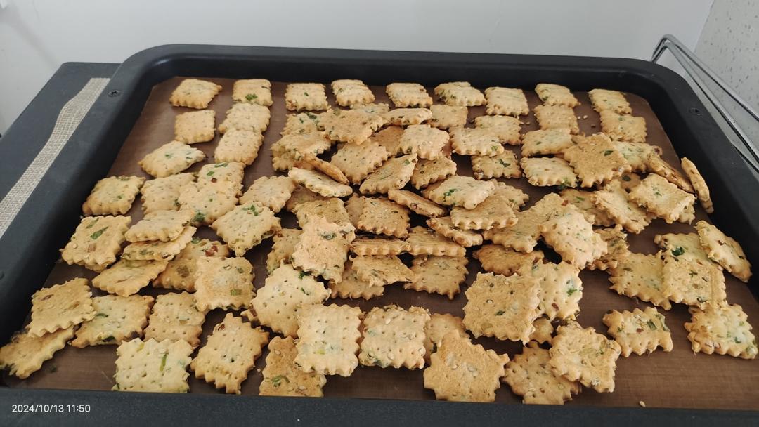小红书 有猫的唐七七 葱花饼干（仅供自己记录）