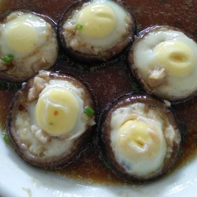 清蒸蘑菇蛋