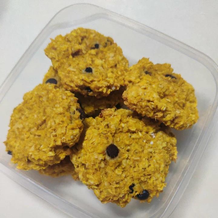 自制健康小零食～燕麦南瓜酥