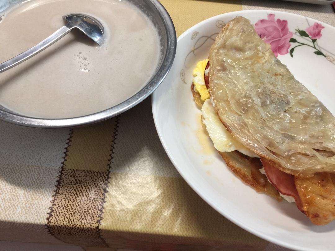 简单早餐5分钟搞定，手抓饼