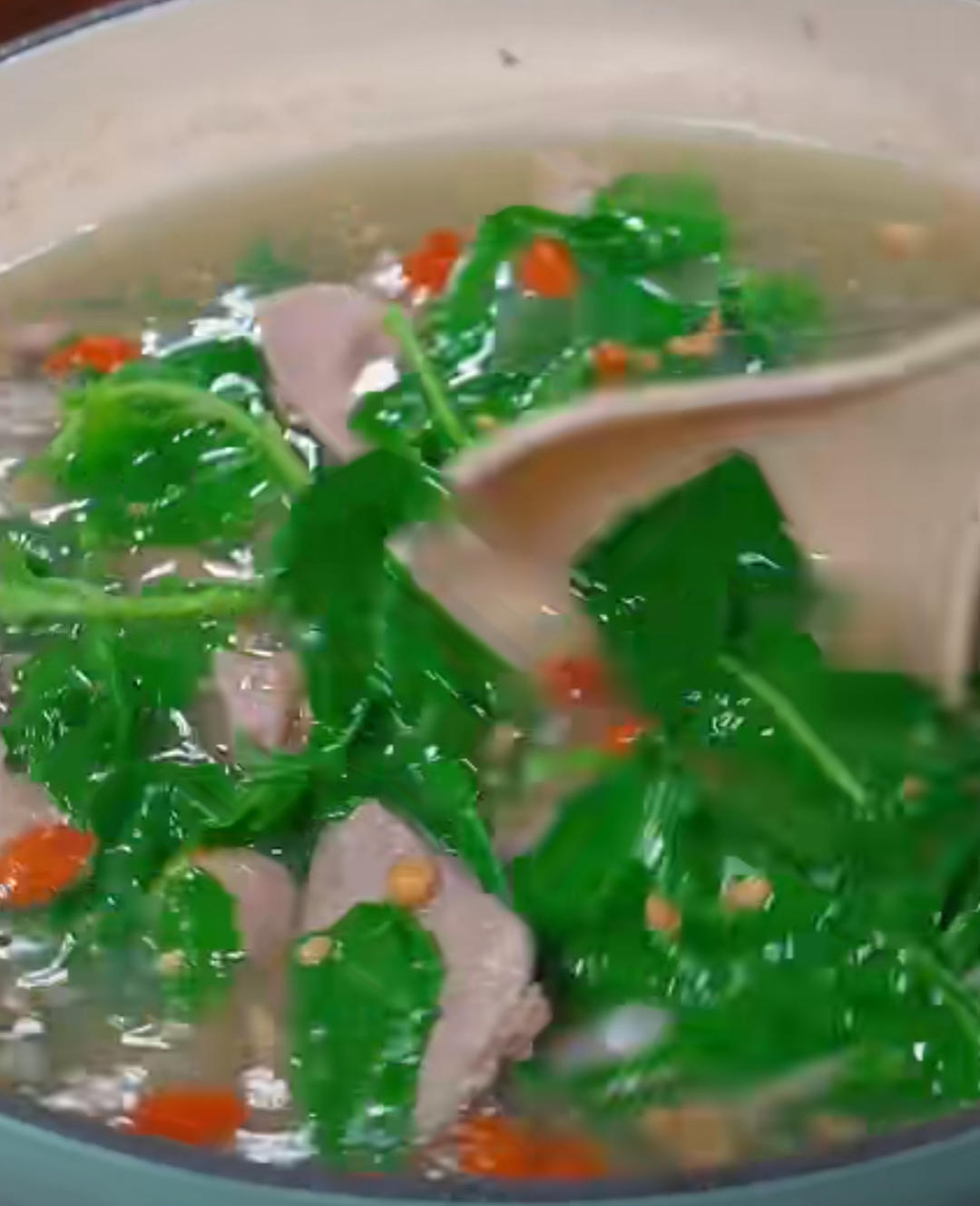 🍲 【家常嫩滑猪肝汤】 🍲