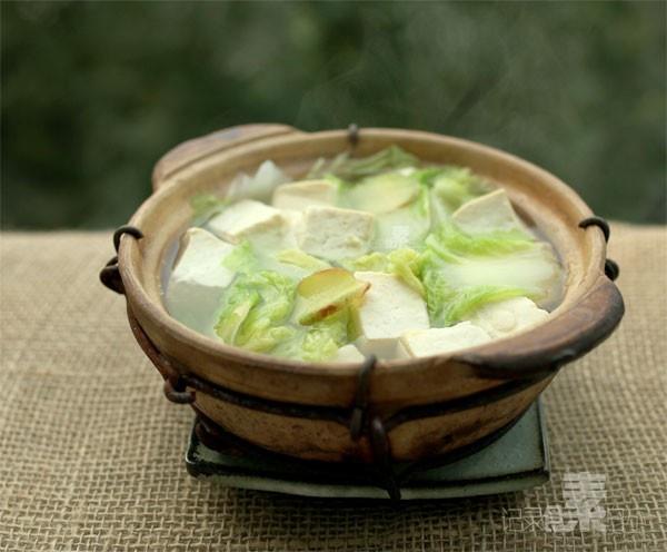 砂锅白菜豆腐的做法