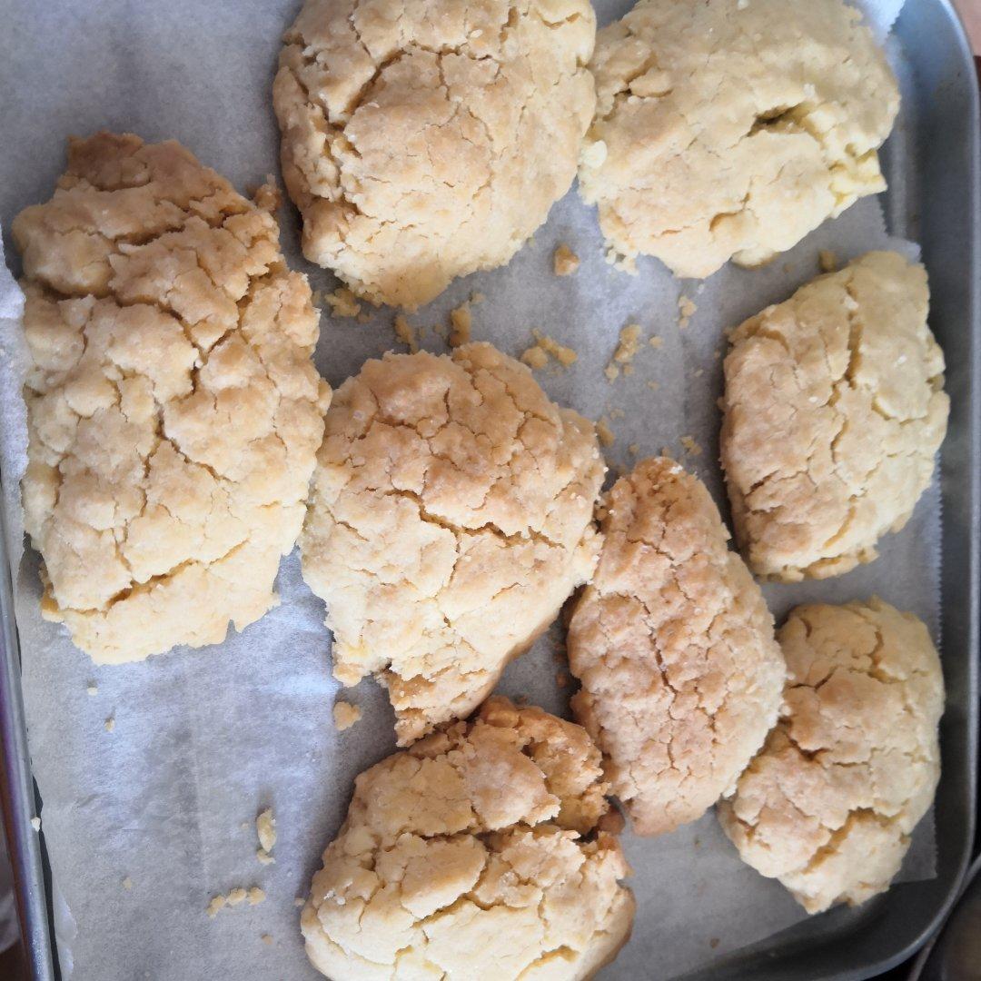 酥得掉渣的桃酥，在家也可以做！（普通面粉版）