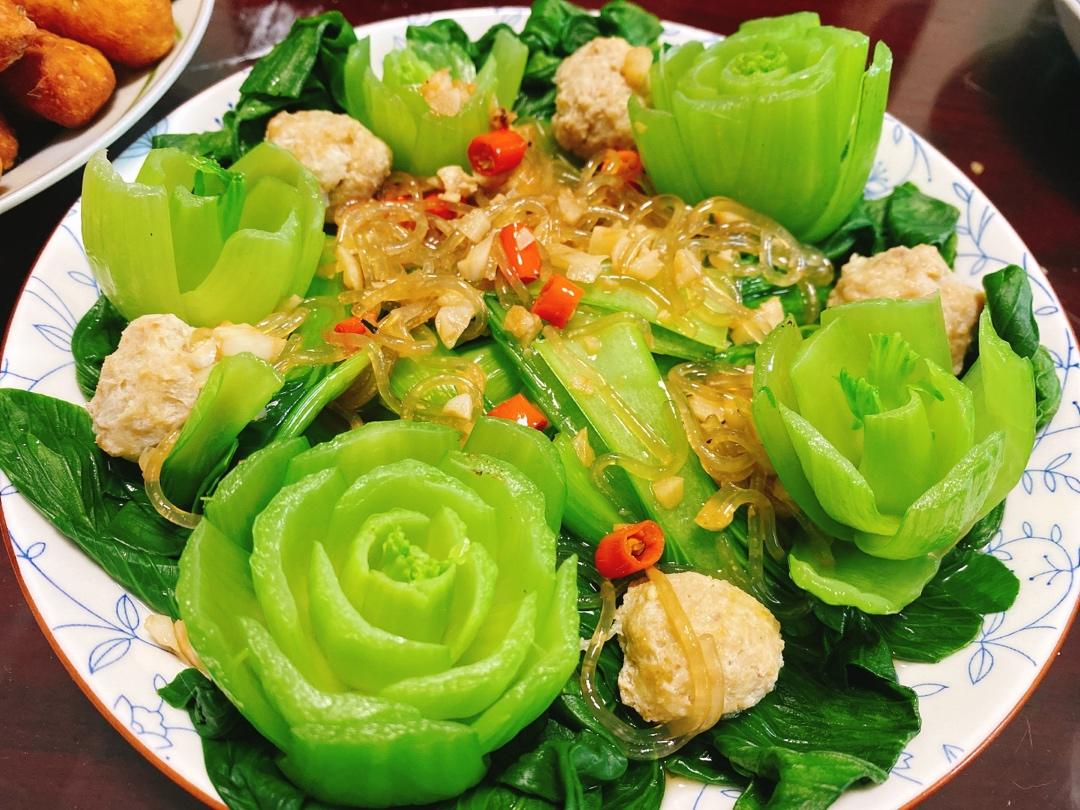 林先森厨房 · 蒜蓉粉丝小油菜（高端大气上档次版）