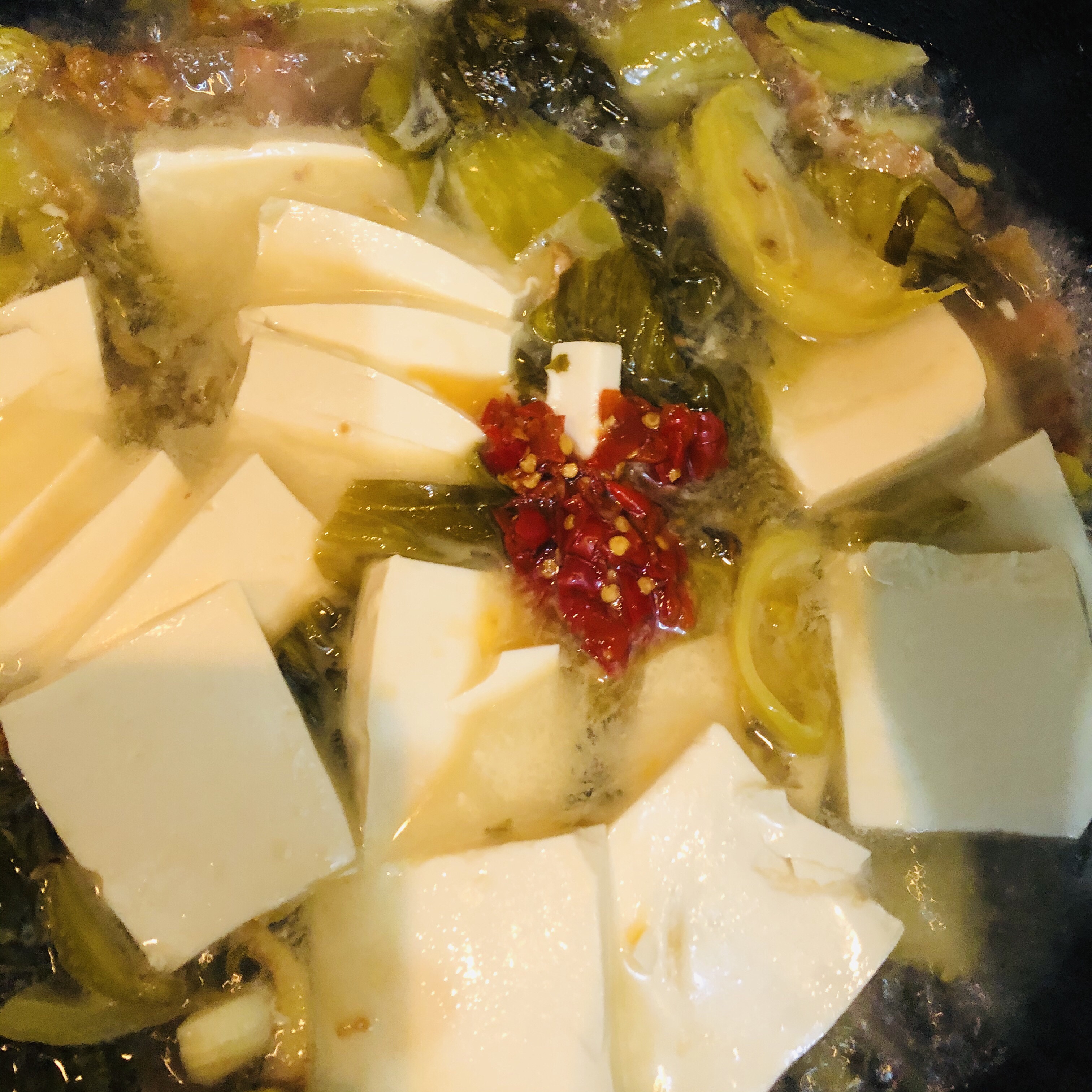 酸菜炖豆腐的做法 步骤7