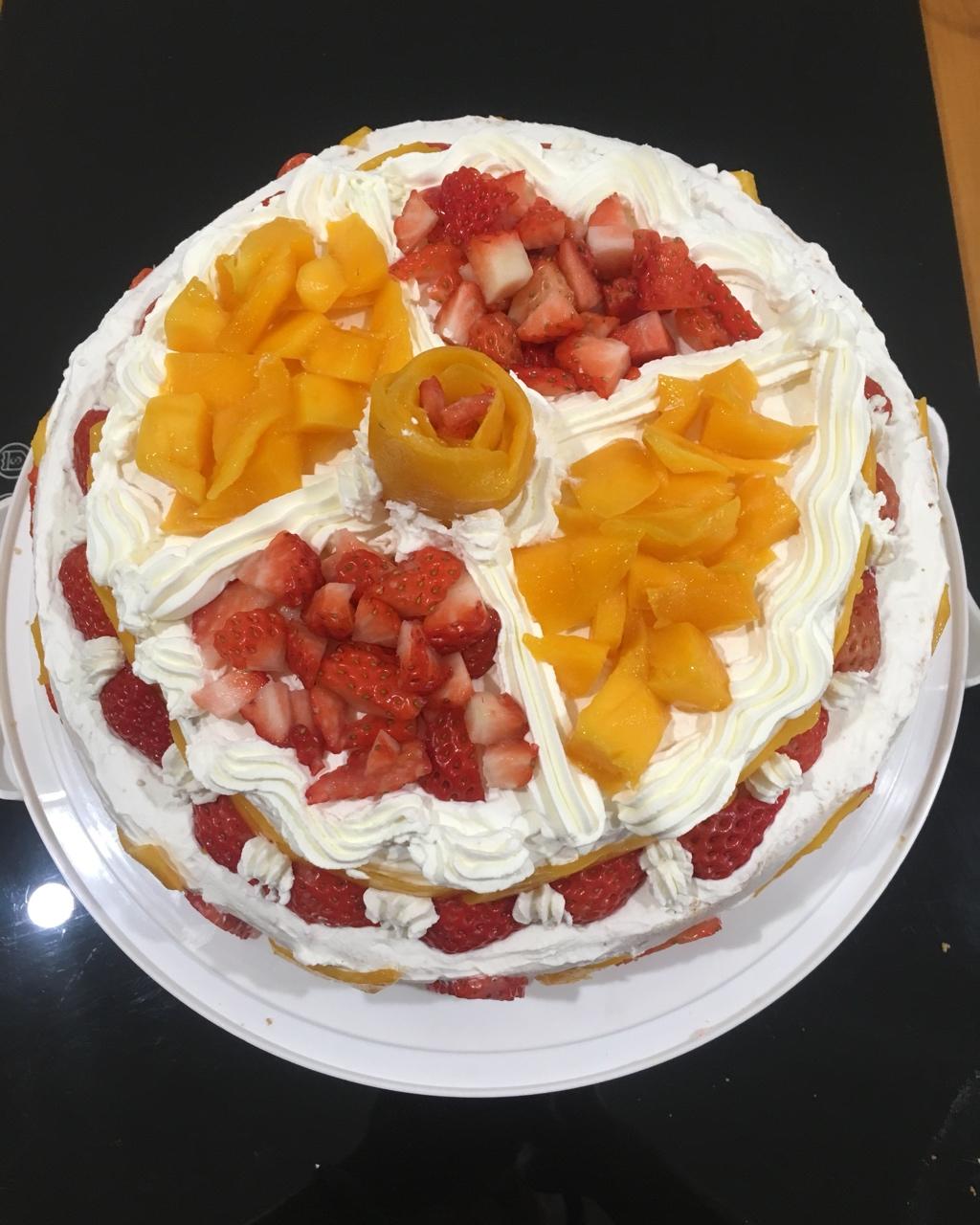 超好记八寸戚风蛋糕（后蛋法）