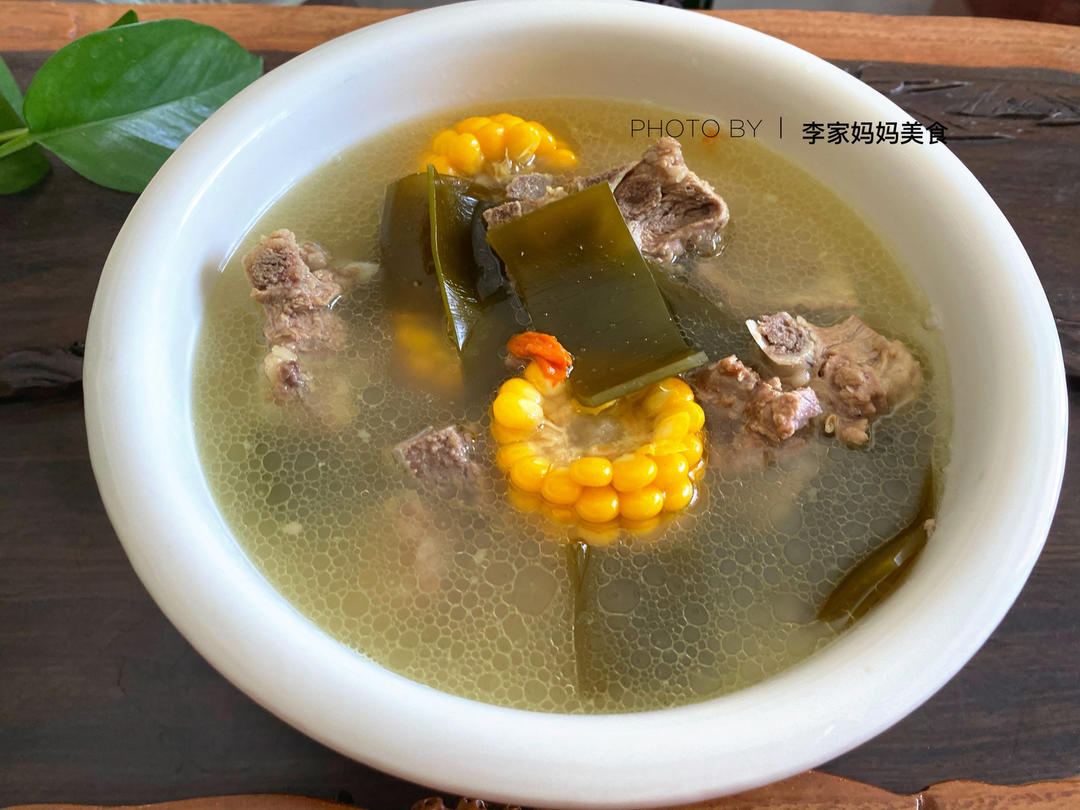 海带排骨汤，营养高钙