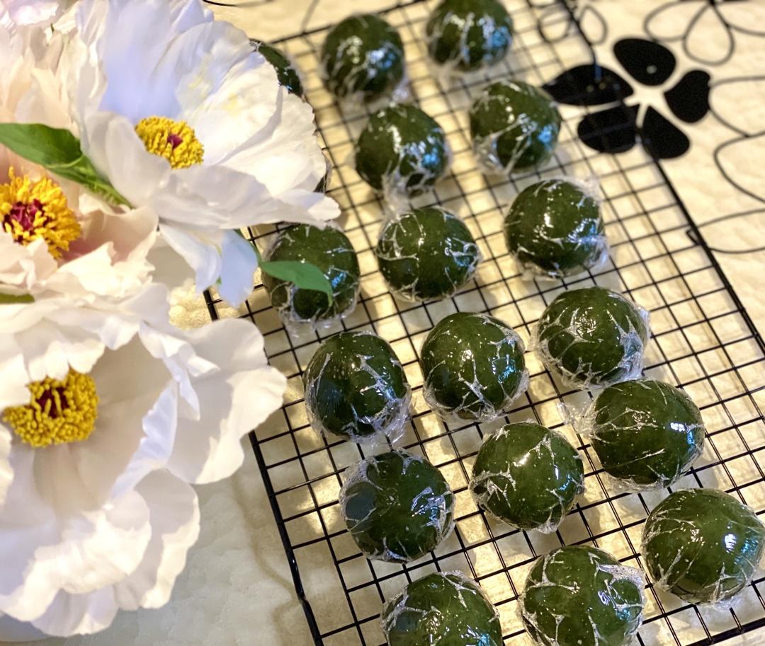 《Tinrry+》咸蛋黄肉松青团+红豆沙青团