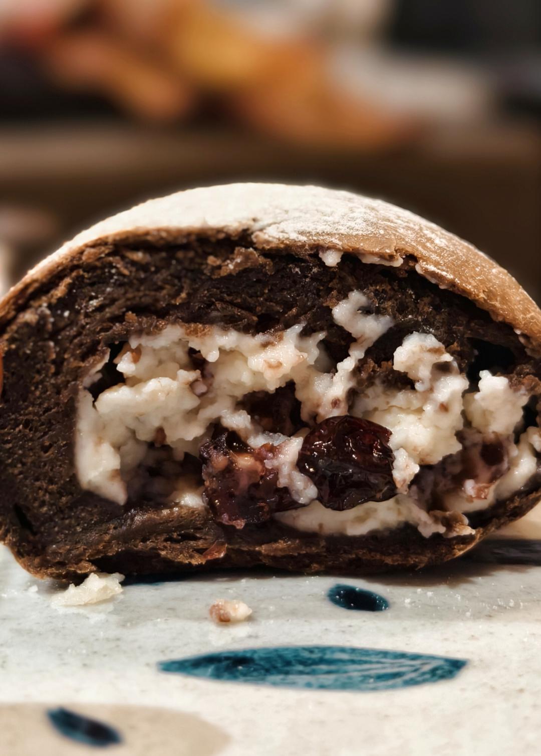 可可牛奶哈斯面包