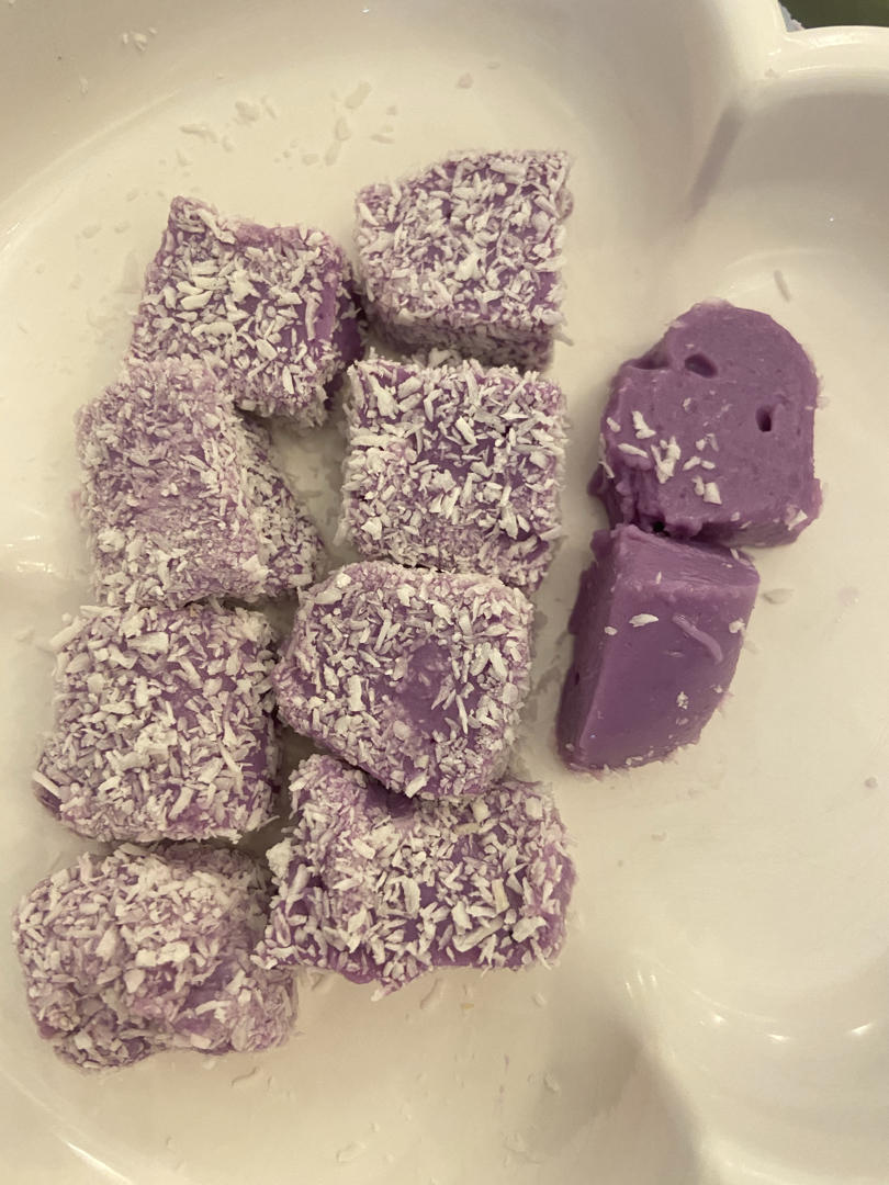 软糯香甜❗️超好吃紫薯牛奶小方