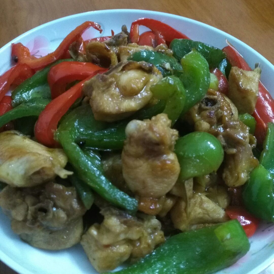 青椒炒鸡块