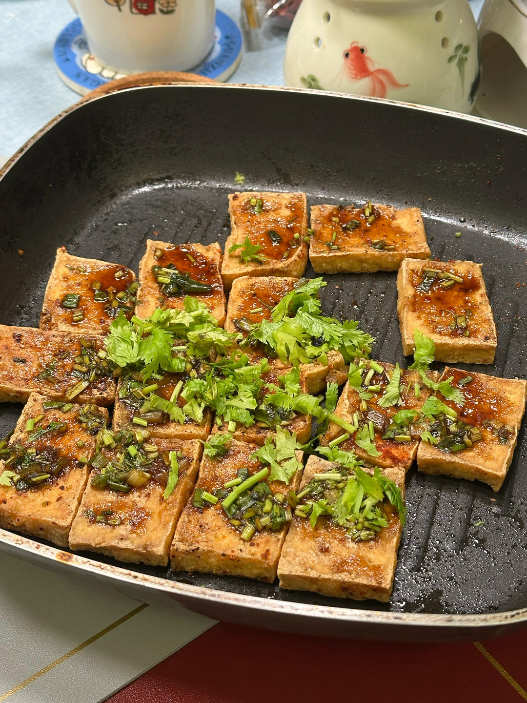平底锅版铁板脆皮豆腐，赛过路边摊