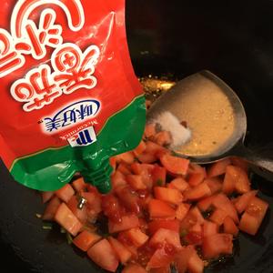 西红柿蛋花疙瘩汤的做法 步骤3
