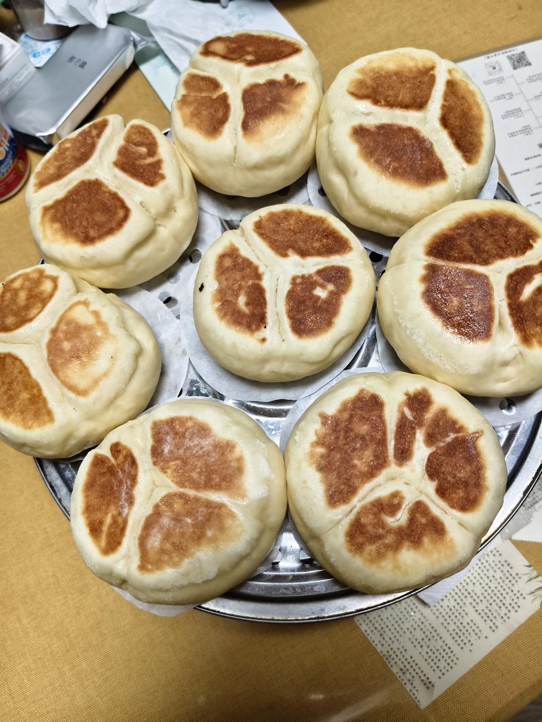 奶香味开花馒头