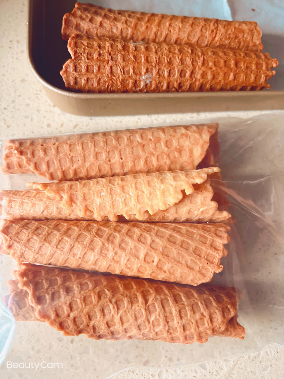 【视频食谱】冰淇淋蛋筒