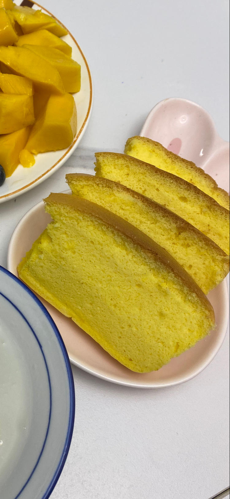 8寸圆形模具的古早蛋糕，完美方子！