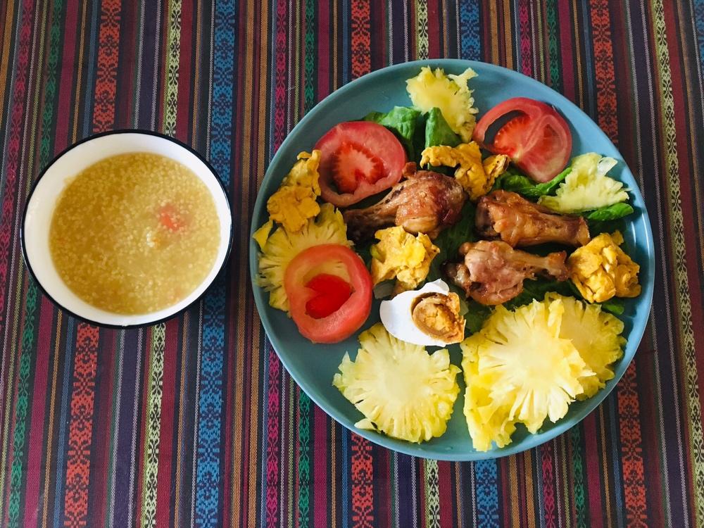 减脂鸡腿餐