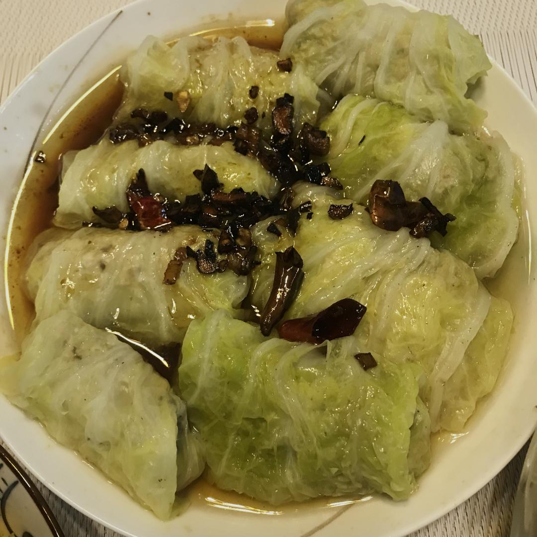 肉酿白菜卷