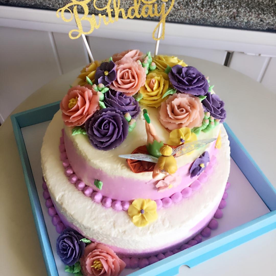 韩花生日蛋糕