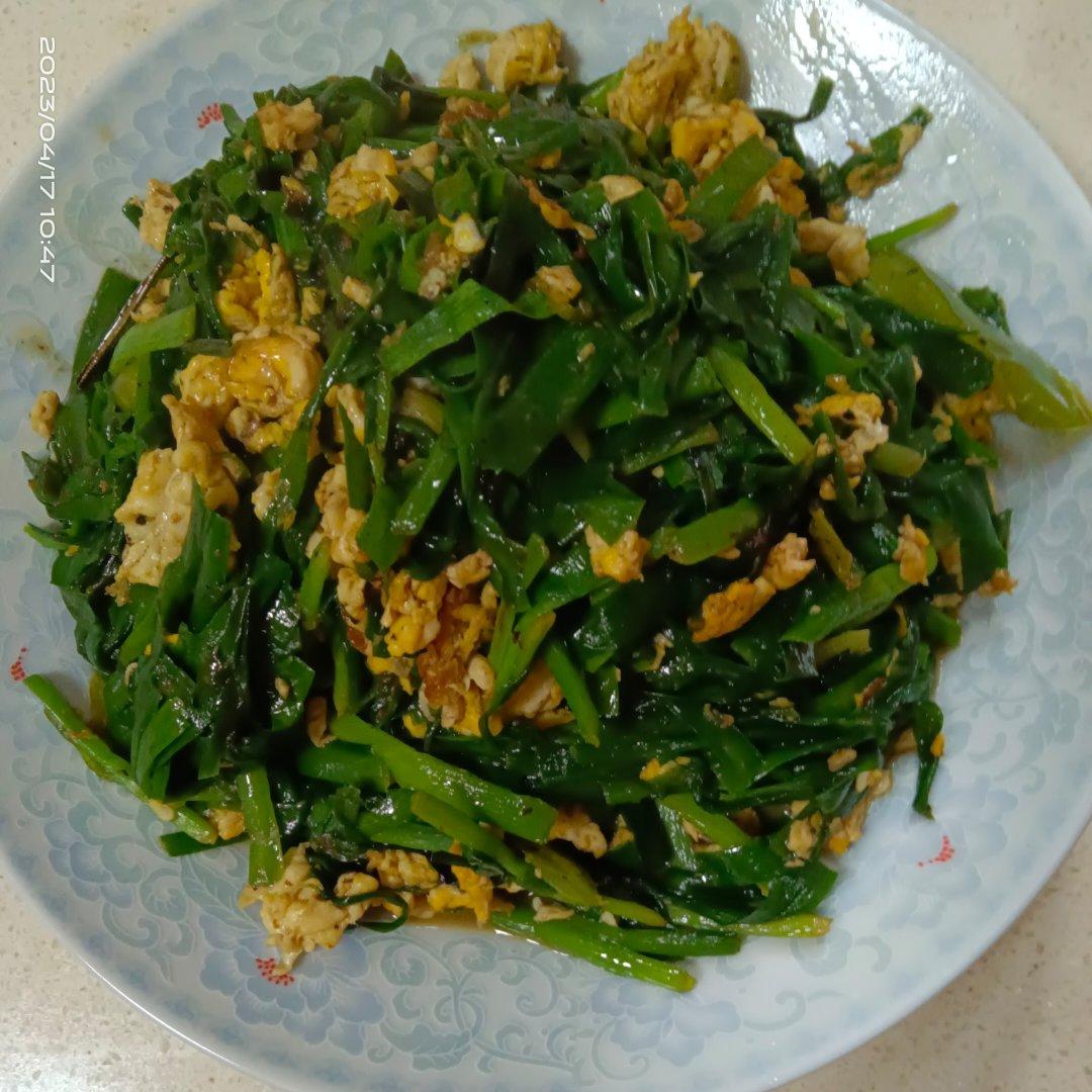 韭菜炒鸡蛋——三分钟快手下饭菜 掌握火候的秘诀