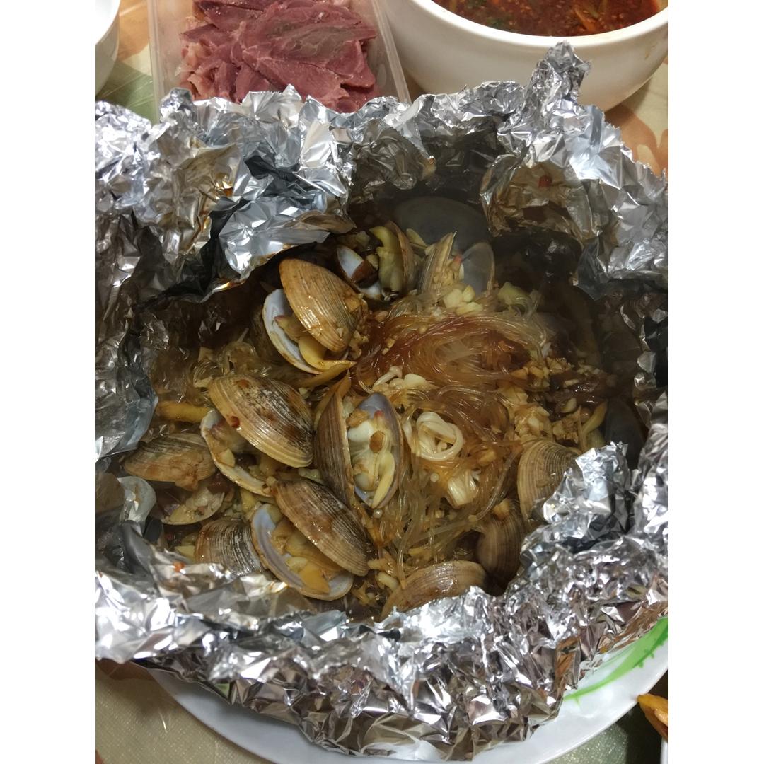 锡纸烤花甲螺（不用烤箱！不用烤箱！不用烤箱！重要的说三遍）