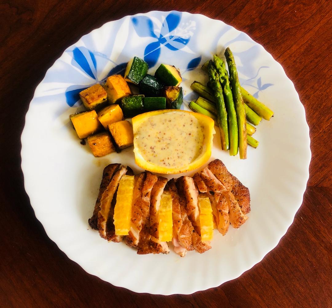 香橙鸭胸配芦笋【食材包操作说明】