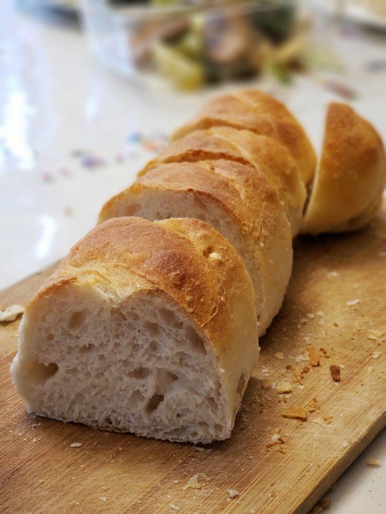 无油无糖法棍面包