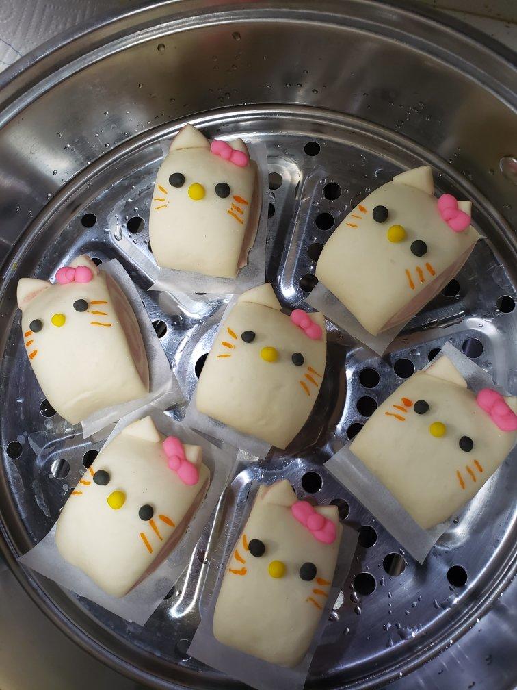 HelloKitty凯蒂猫卡通造型刀切馒头