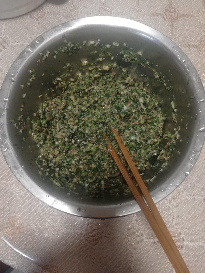 香菇青菜猪肉馅大馄饨