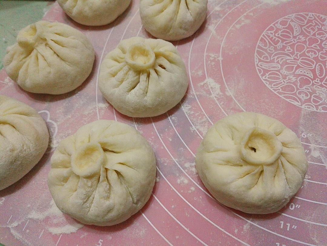 香干莲藕素包子（附视频。一次性发酵）