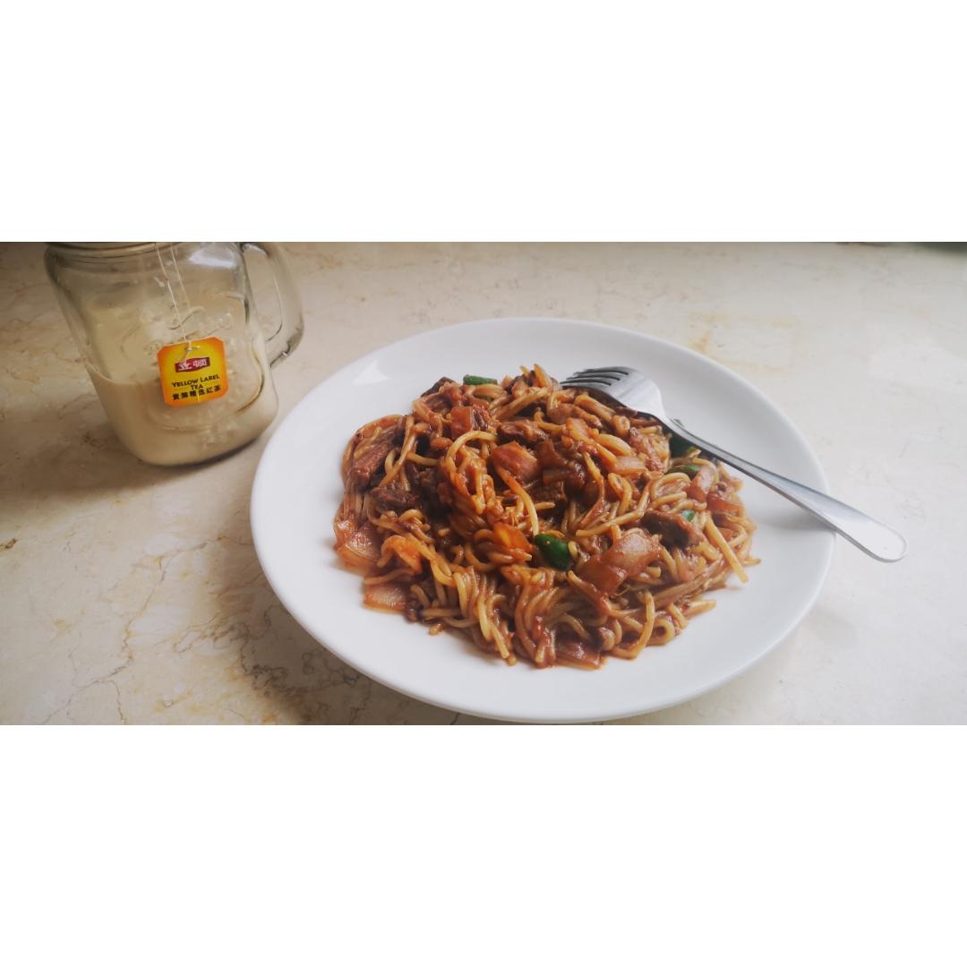 新疆炒米粉（微辣版）@Makin-