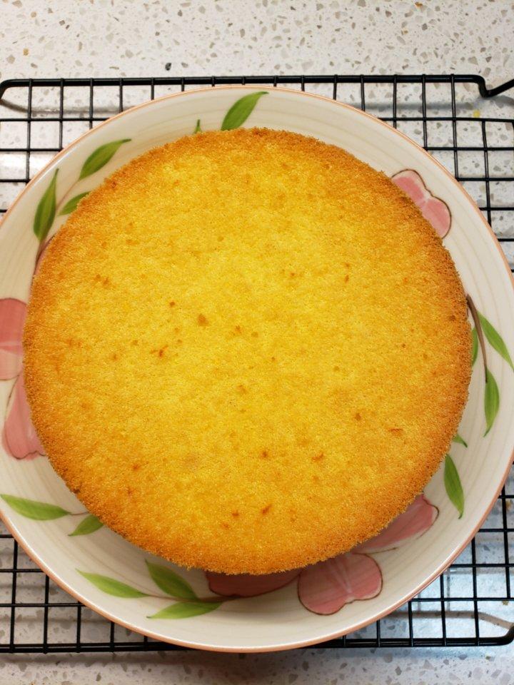 软嫩Q弹，橙香十足——香橙戚风