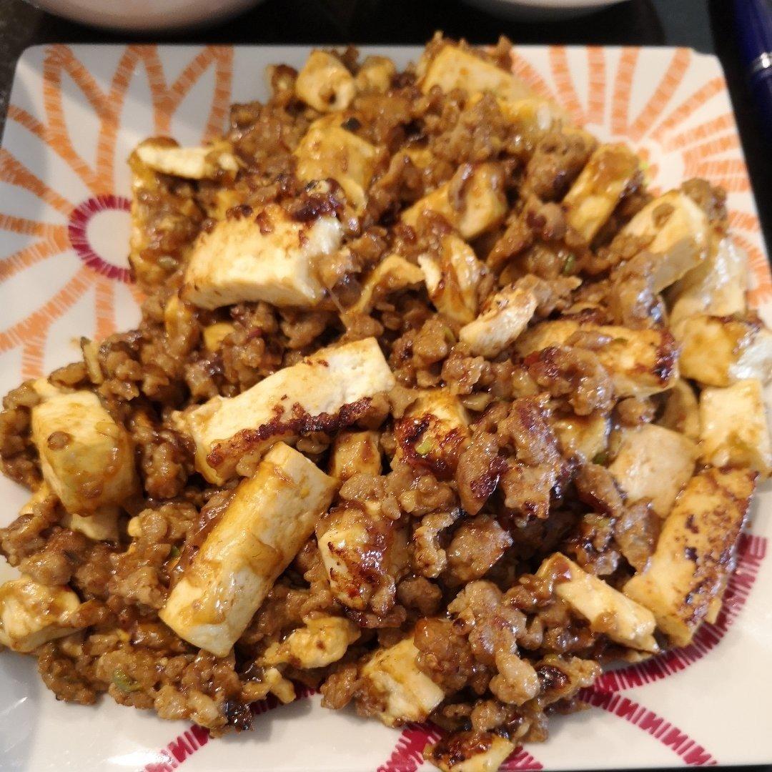 家常红烧肉末豆腐