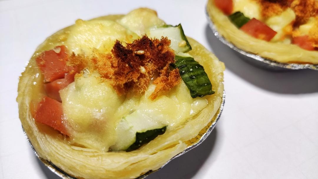 超简单迷你小披萨(蛋挞皮)