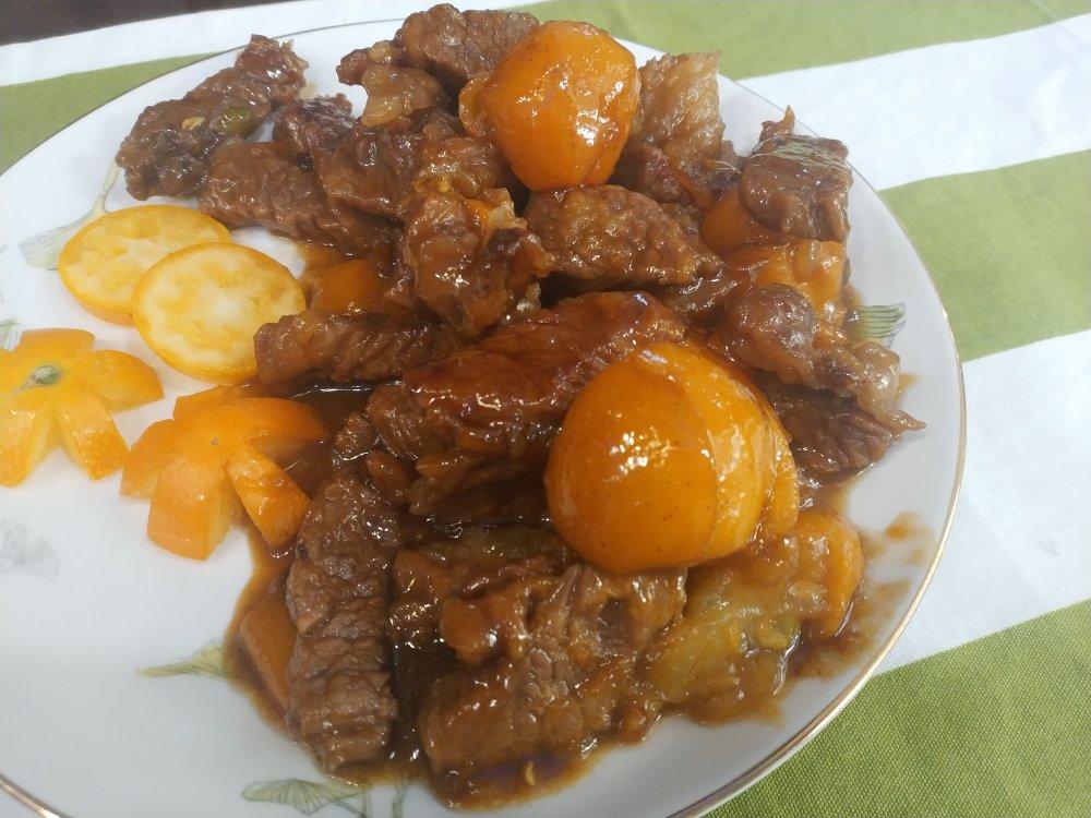 小羽私厨之金桔牛肉