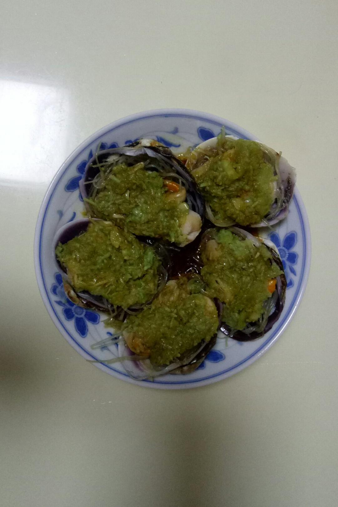 蒜蓉粉丝蒸天鹅蛋