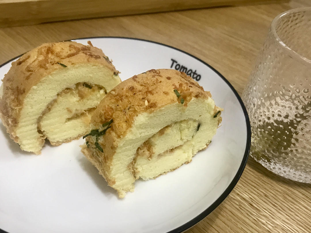 香葱肉松蛋糕卷