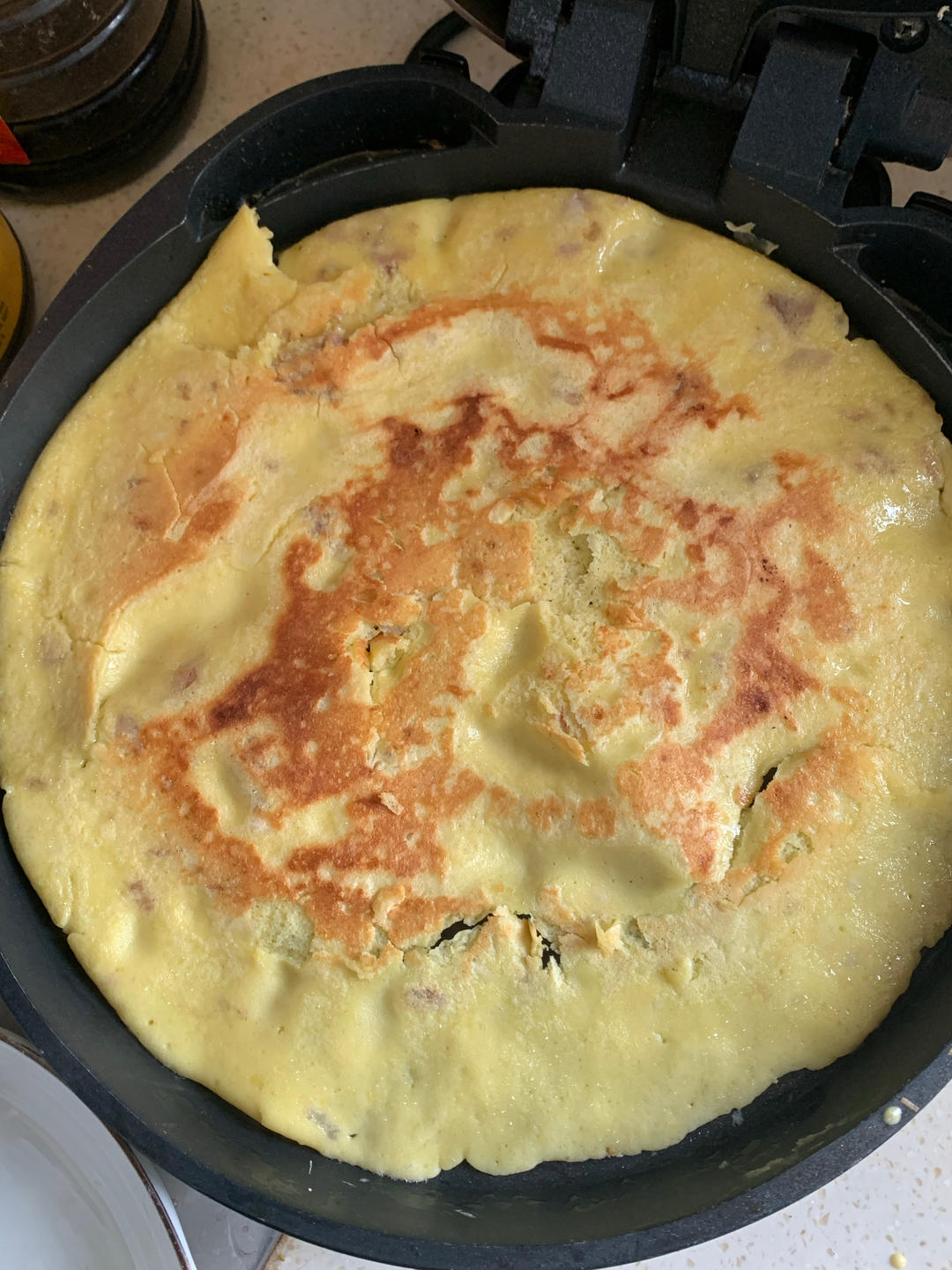 软软咸香鸡蛋饼（超详细）