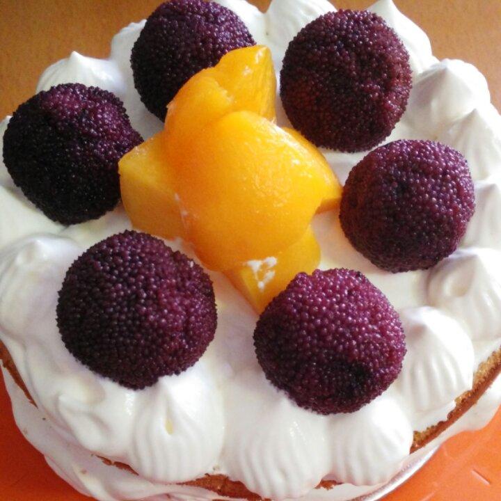 【零失败】不会裱花没关系的水果裸蛋糕 芒果裸蛋糕 完美戚风胚